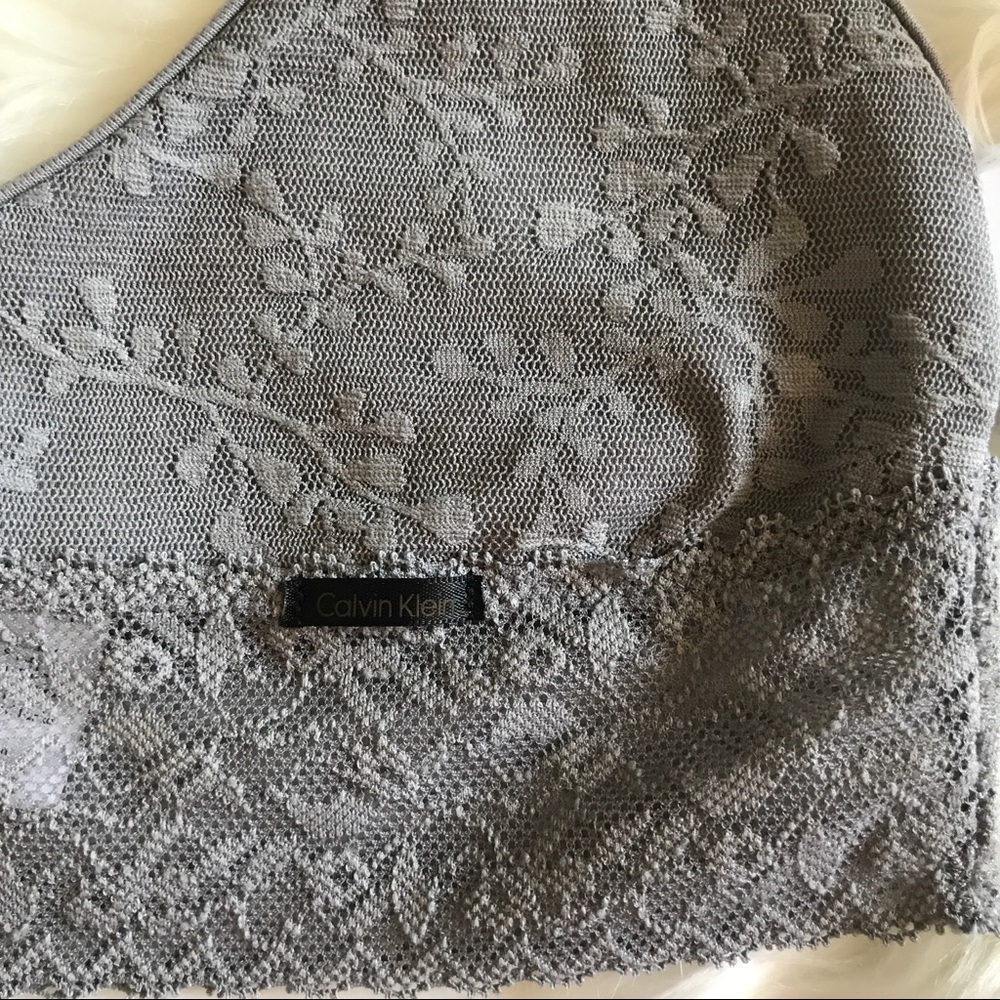 🚫SOLD🚫NWT Calvin Klein Halter Lace Bralette - Picture 6 of 8